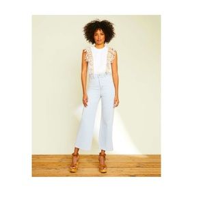 Veronica Beard Grant Wide Leg Jeans